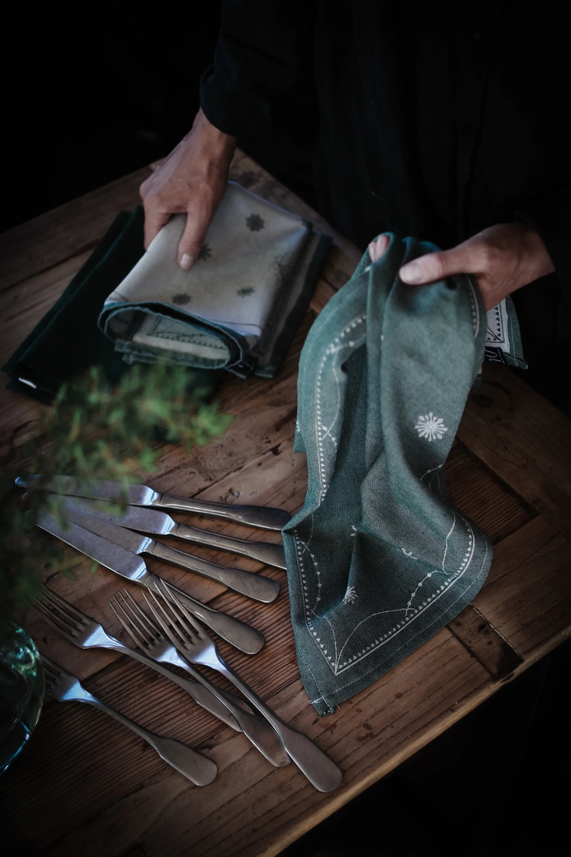 クリスマスモーニング キッチンタオル 50x70 cm, Green Wik & Walsøe | ウィック & ワルソー