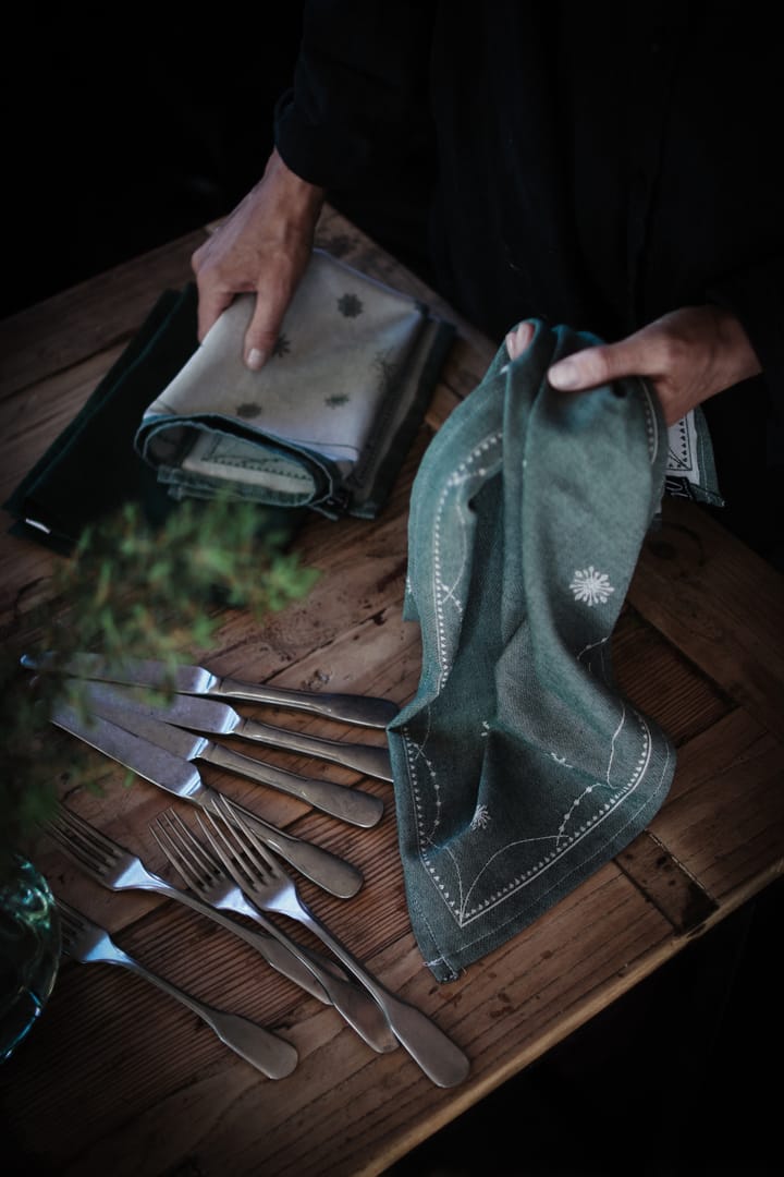 クリスマスモーニング キッチンタオル 50x70 cm, White-green Wik & Walsøe | ウィック & ワルソー