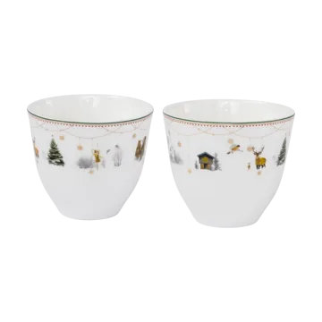 Christmas morning Story カップ 2個 20 cl - White - Wik & Walsøe | ウィック & ワルソー