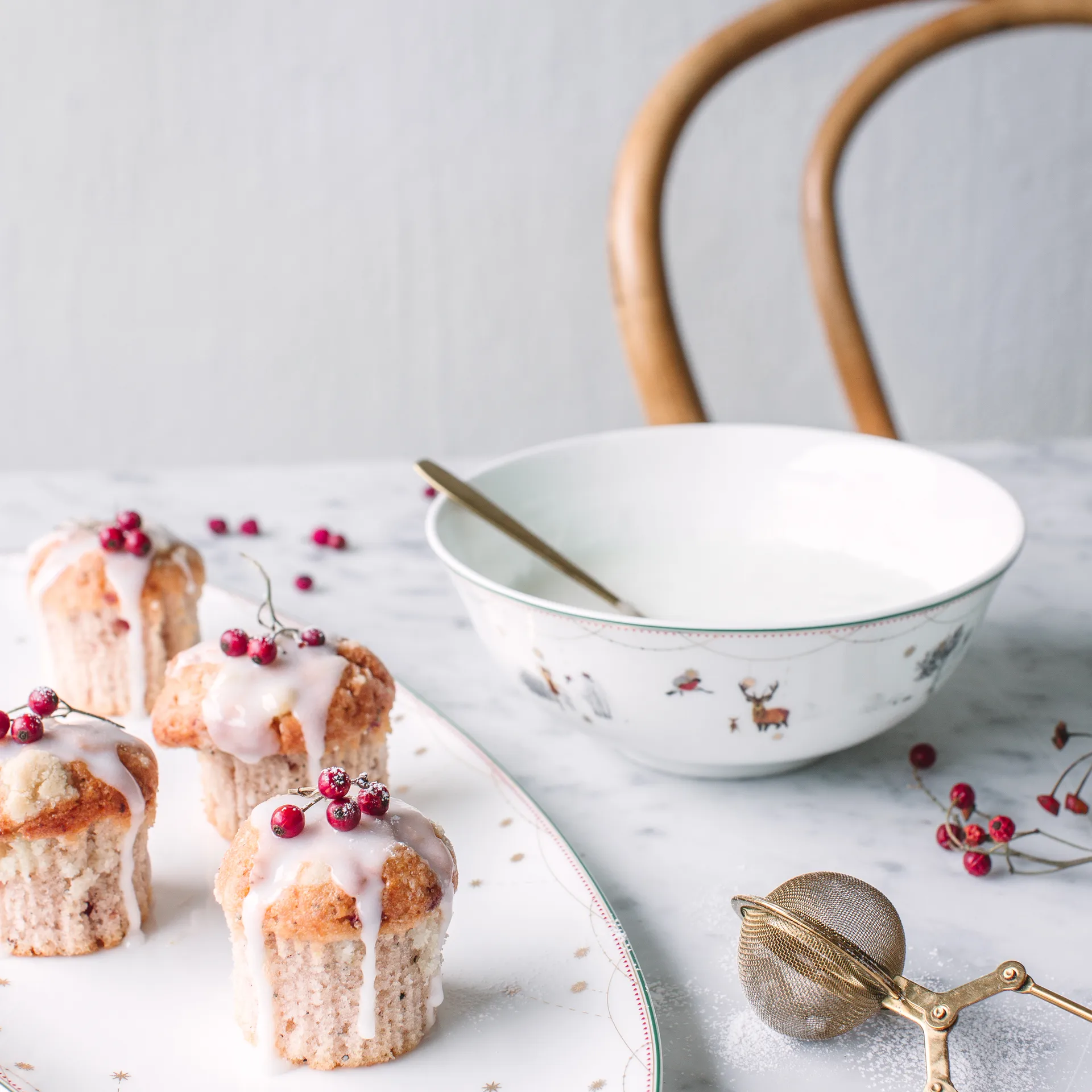 Julemorgen ボウル, Ø17 cm Wik & Walsøe | ウィック & ワルソー