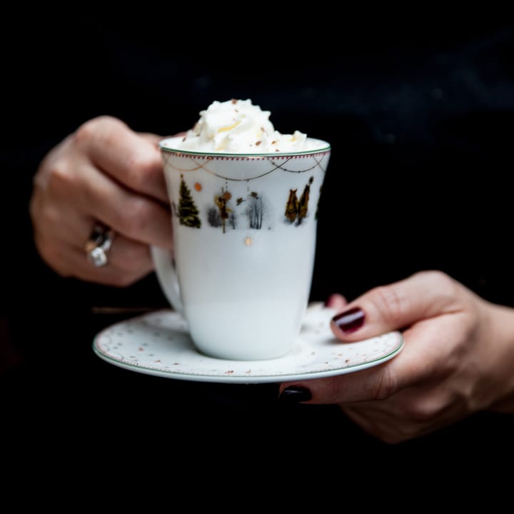 Julemorgen カップ&ソーサー 20 cl, white Wik & Walsøe | ウィック & ワルソー