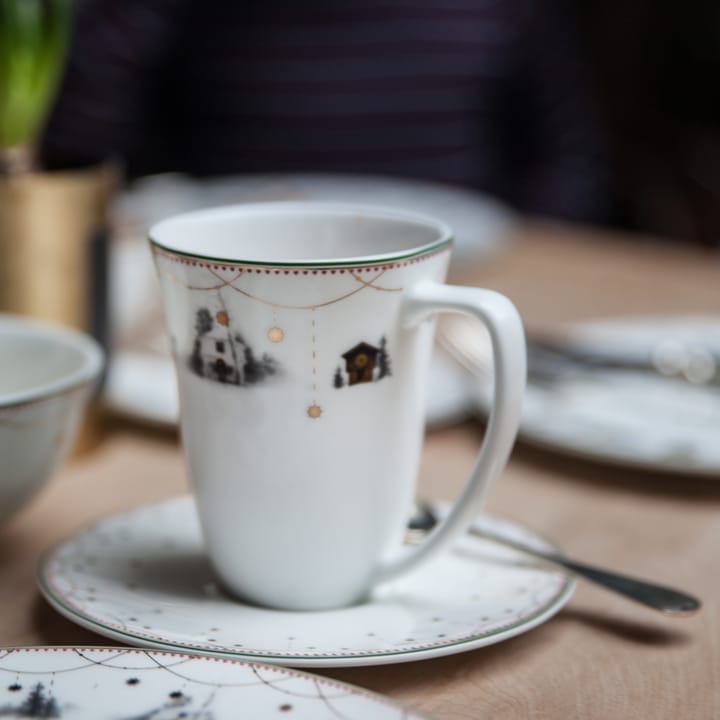 Julemorgen カップ&ソーサー 20 cl, white Wik & Walsøe | ウィック & ワルソー