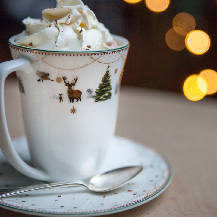 Julemorgen カップ&ソーサー 20 cl, white Wik & Walsøe | ウィック & ワルソー