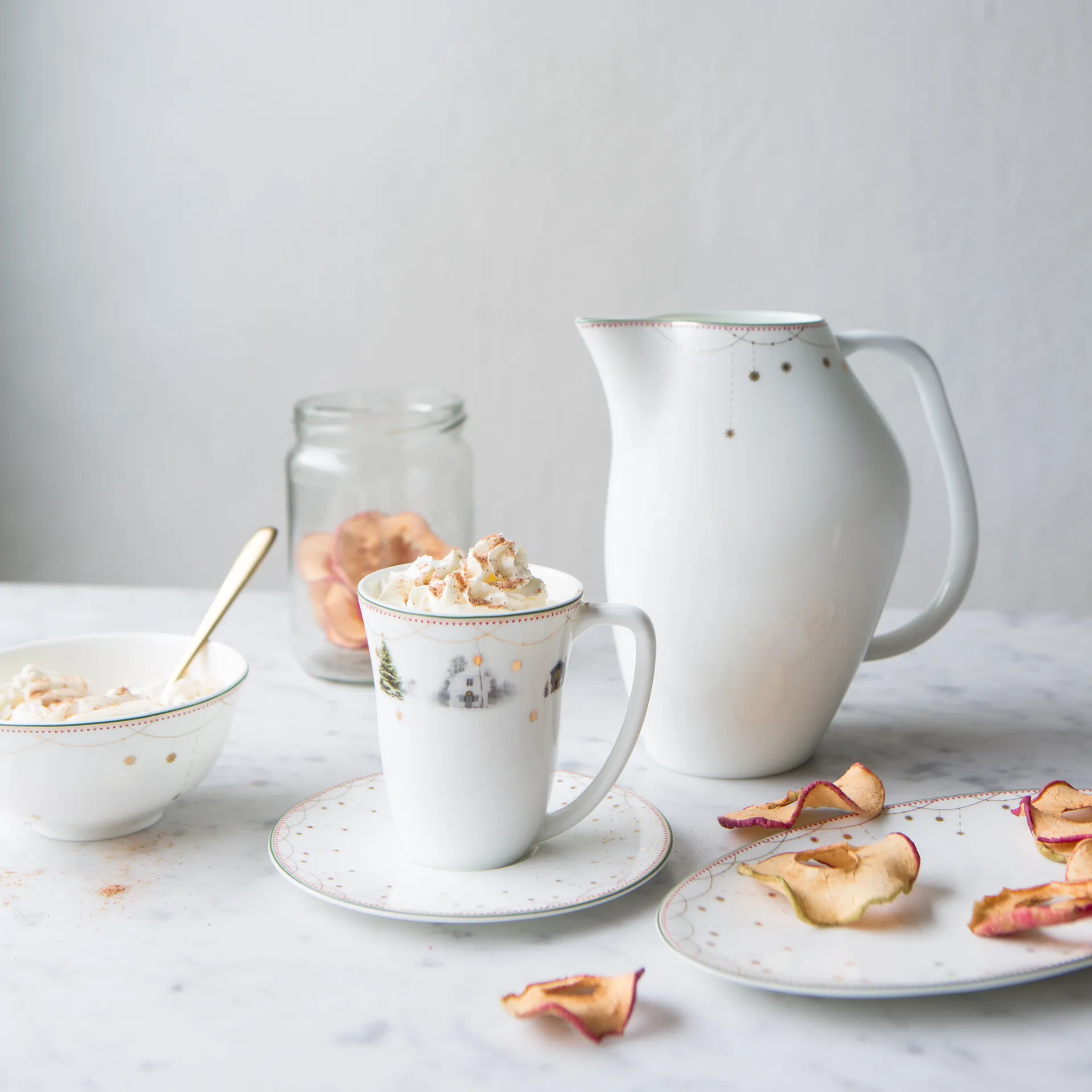 Julemorgen サービング プレート オーバル, 20 cm Wik & Walsøe | ウィック & ワルソー