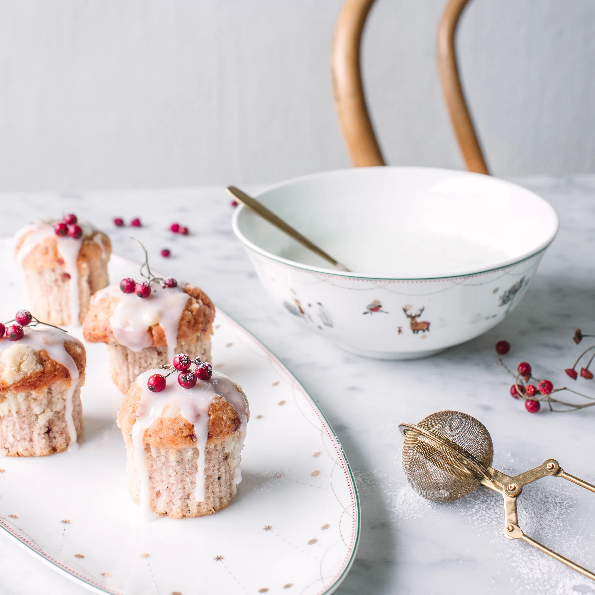 Julemorgen ボウル, 22 cm Wik & Walsøe | ウィック & ワルソー