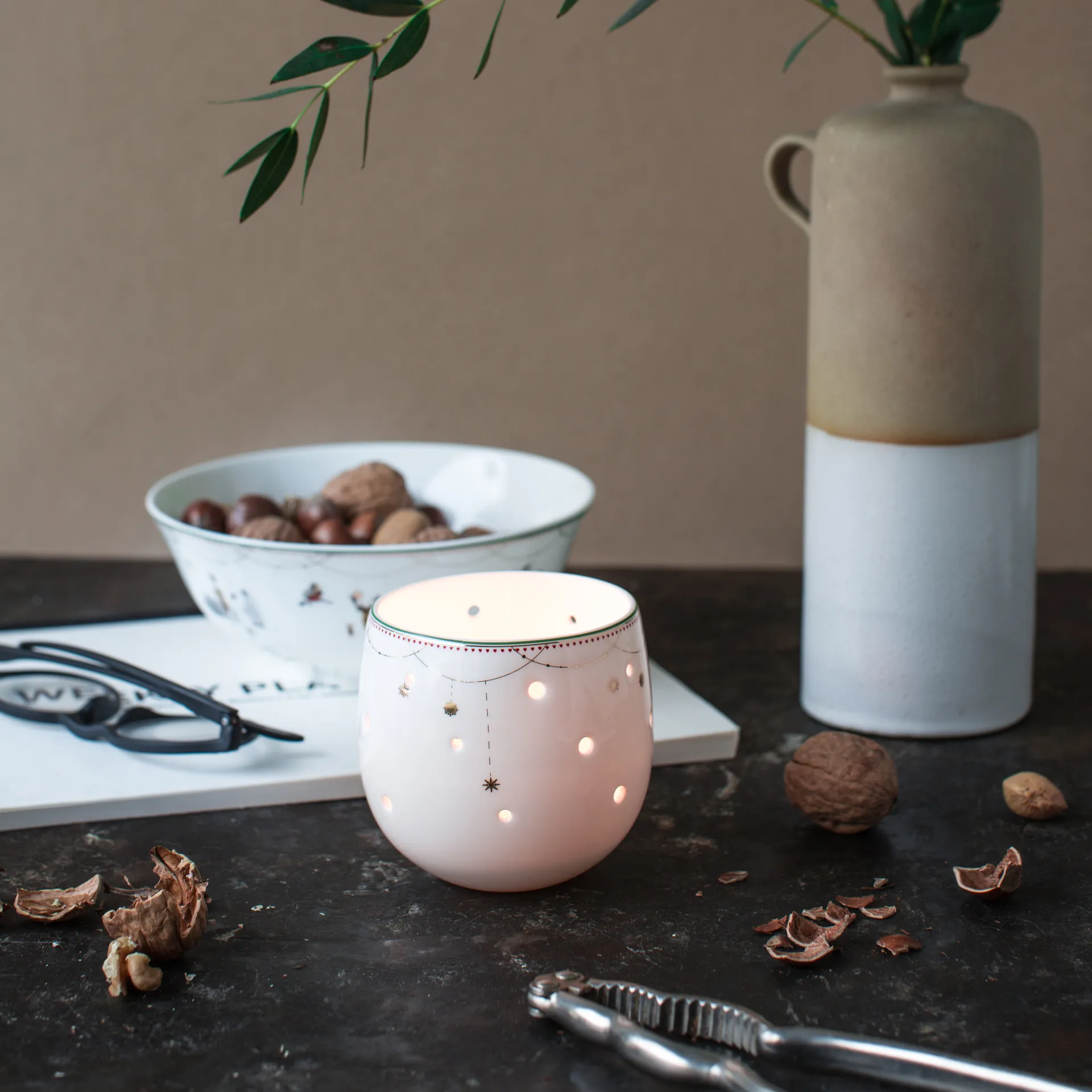 Julemorgen ボウル-ランタン, 8 cm Wik & Walsøe | ウィック & ワルソー