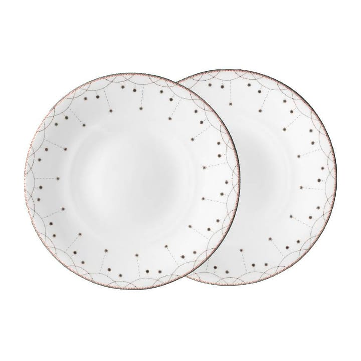 Julemorgen Girlander プレート 2枚セット 28 cm - White - Wik & Walsøe | ウィック & ワルソー