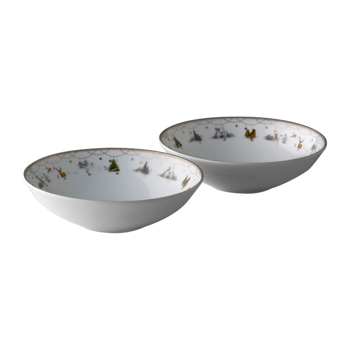 Julemorgen small bowl 2 pack 16 cm - White - Wik & Walsøe | ウィック & ワルソー