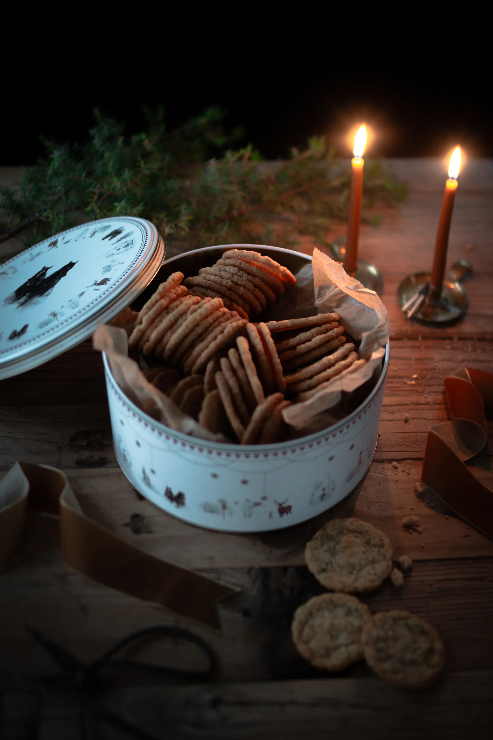 Julemorgen Story クッキージャー 2個, White-multi Wik & Walsøe | ウィック & ワルソー