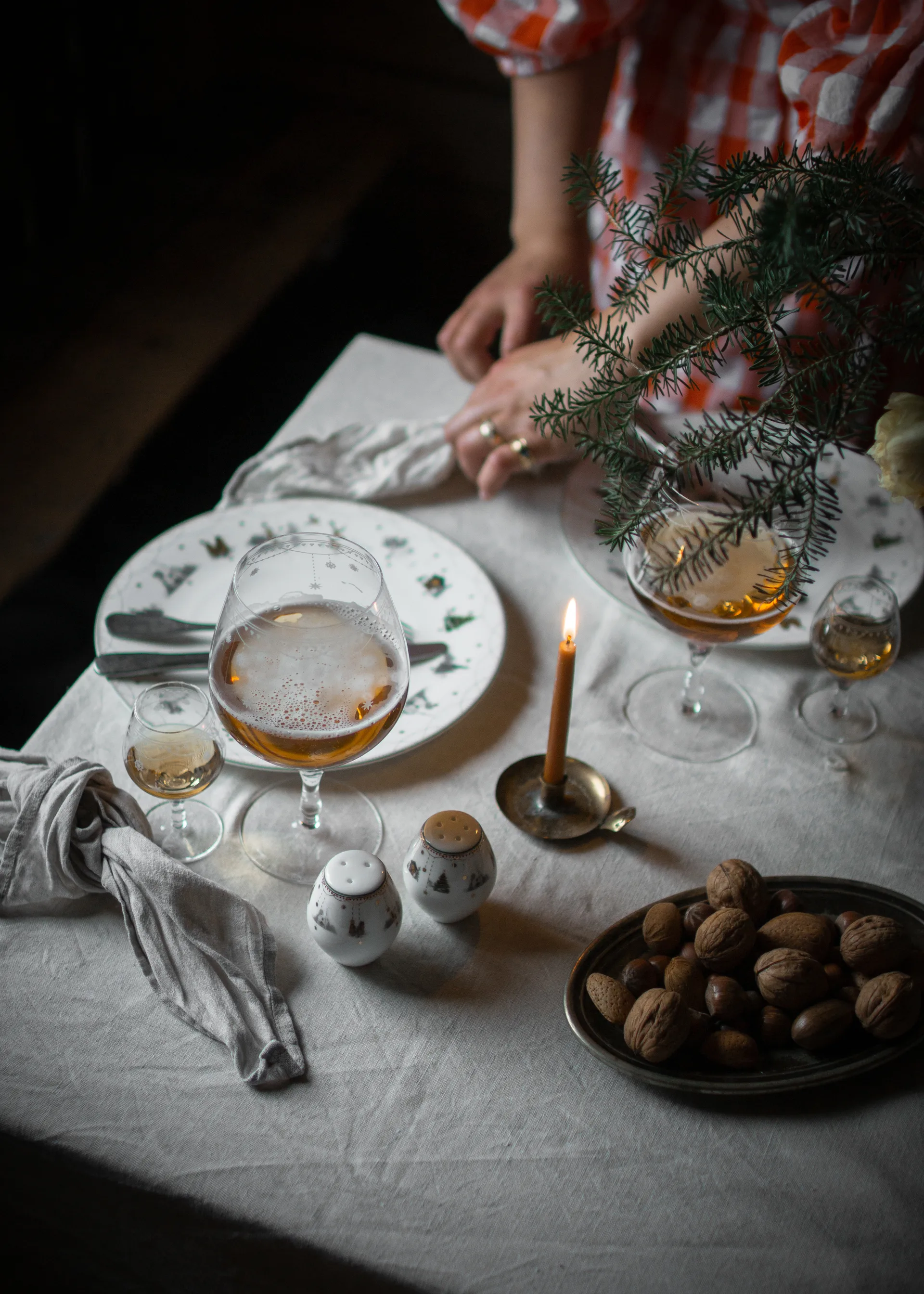 Julemorgen Story ソルト & ペッパーシェイカー 2個, White Wik & Walsøe | ウィック & ワルソー