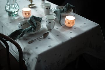 Julemorgen テーブルクロス - White-green, 140x300 cm - Wik & Walsøe | ウィック & ワルソー