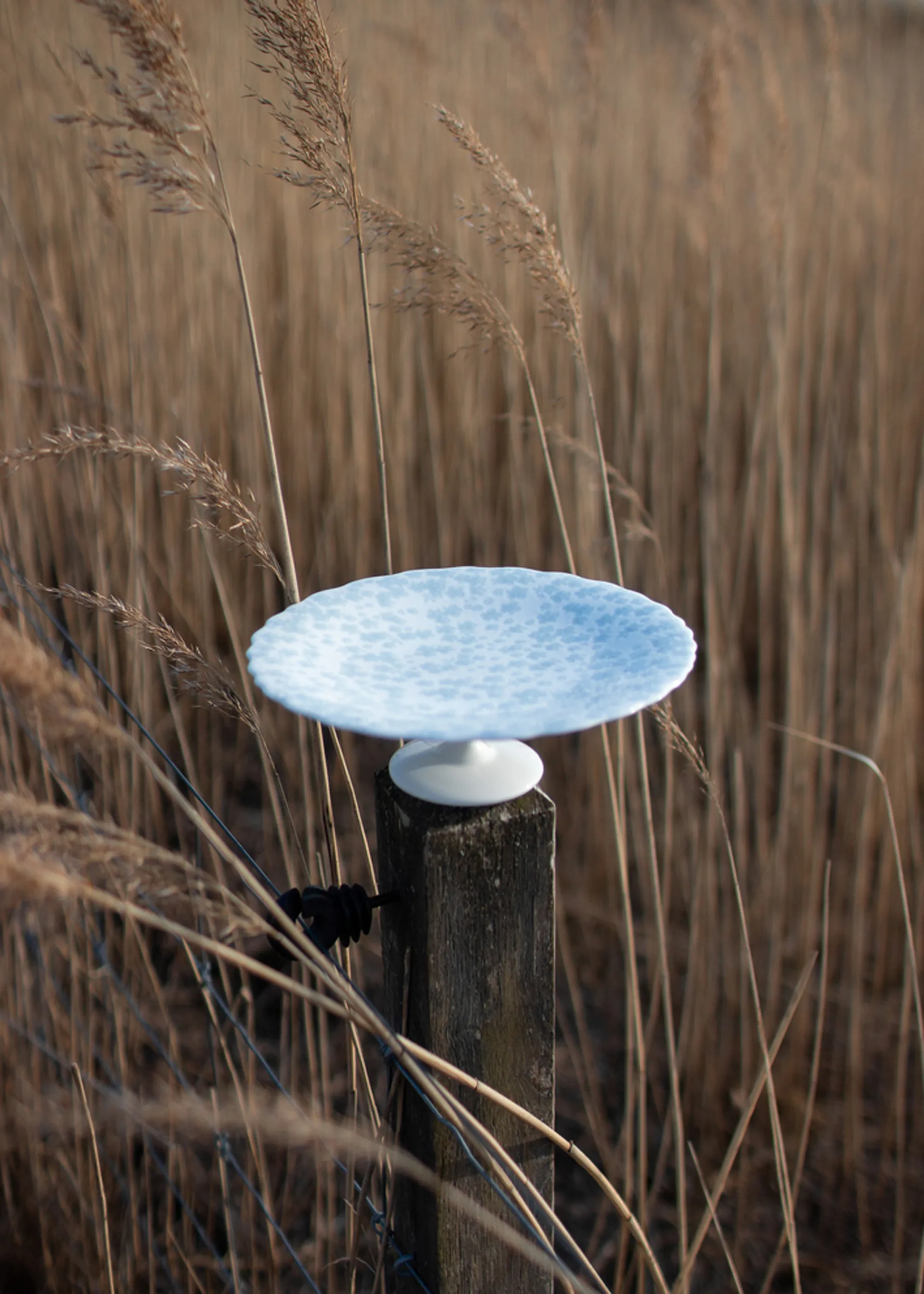 Slåpeblom ケーキプラッター Ø21 cm, Blue Wik & Walsøe | ウィック & ワルソー