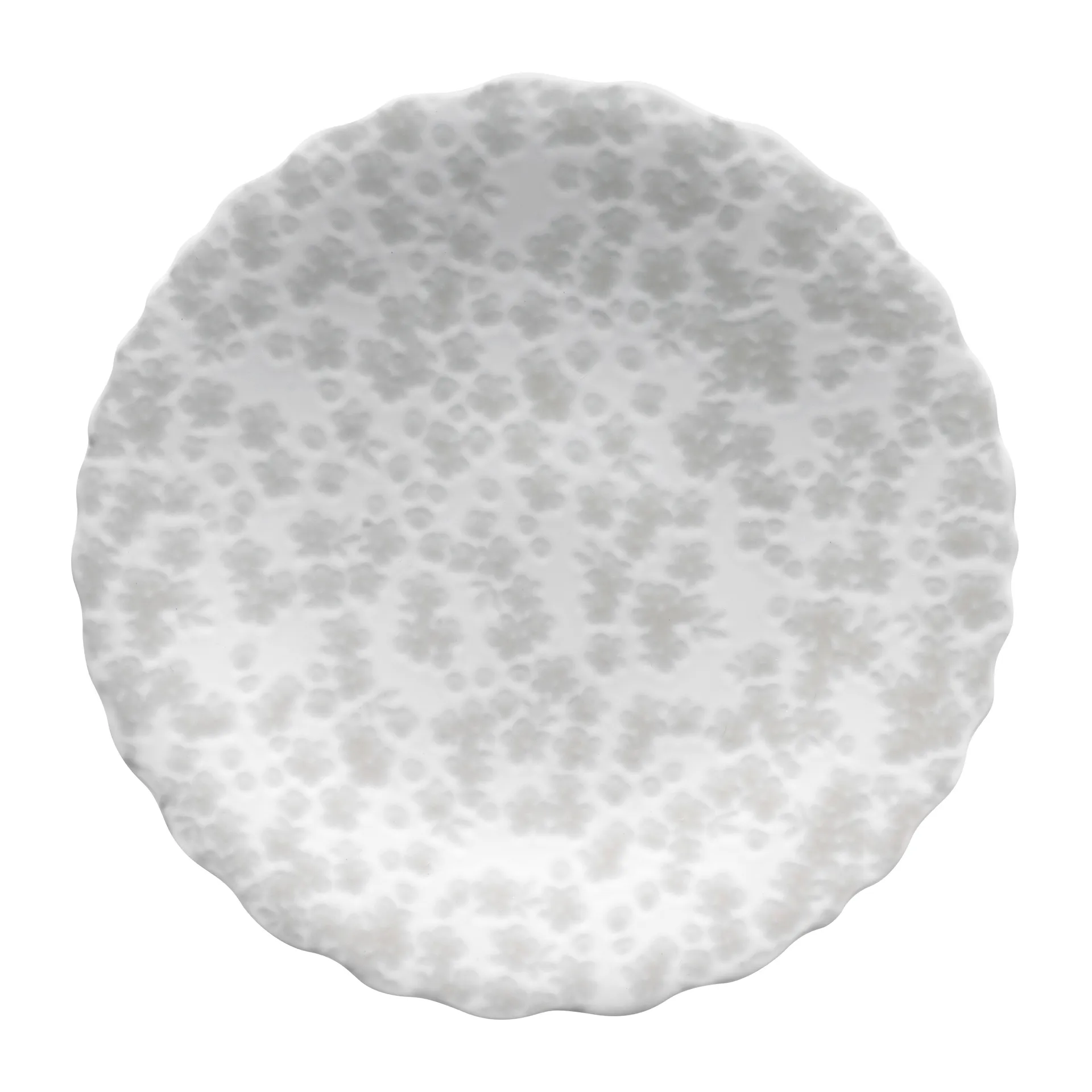 Slåpeblom プレート Ø21 cm, grey Wik & Walsøe | ウィック & ワルソー