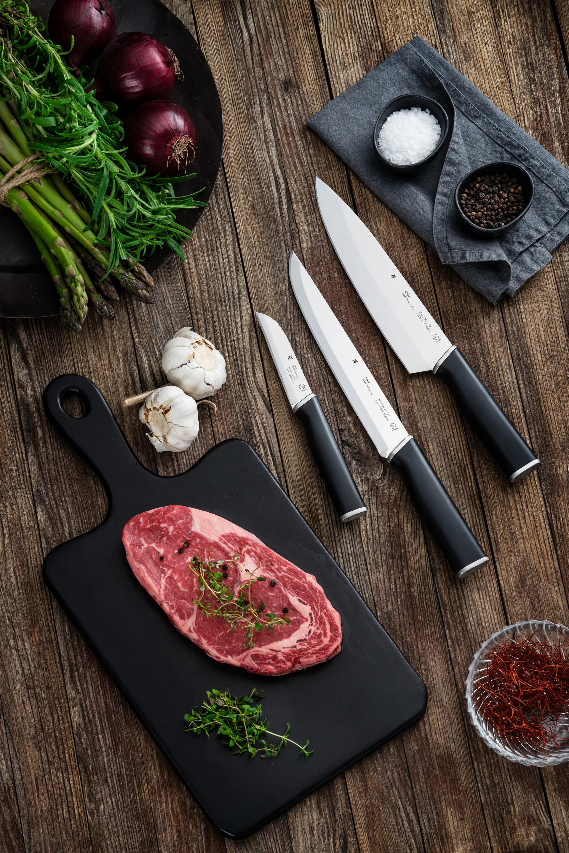 Kineocromargan ナイフセット - 3 ピース, Stainless steel WMF | ヴェーエムエフ