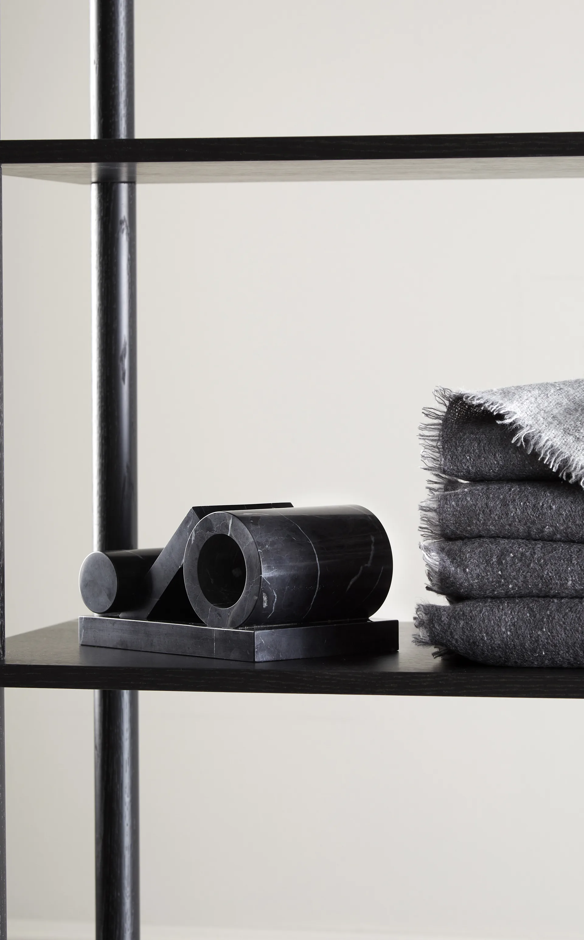 Booknd ブックエンド marble, Black Woud | ウッド