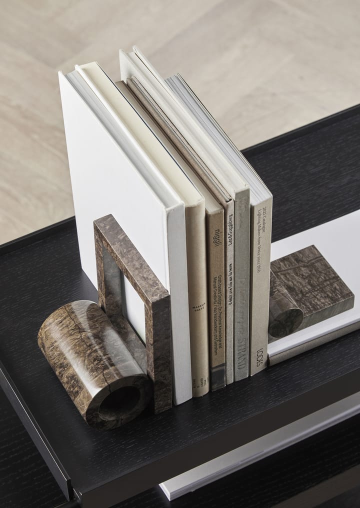 Booknd ブックエンド marble, Brown Woud | ウッド