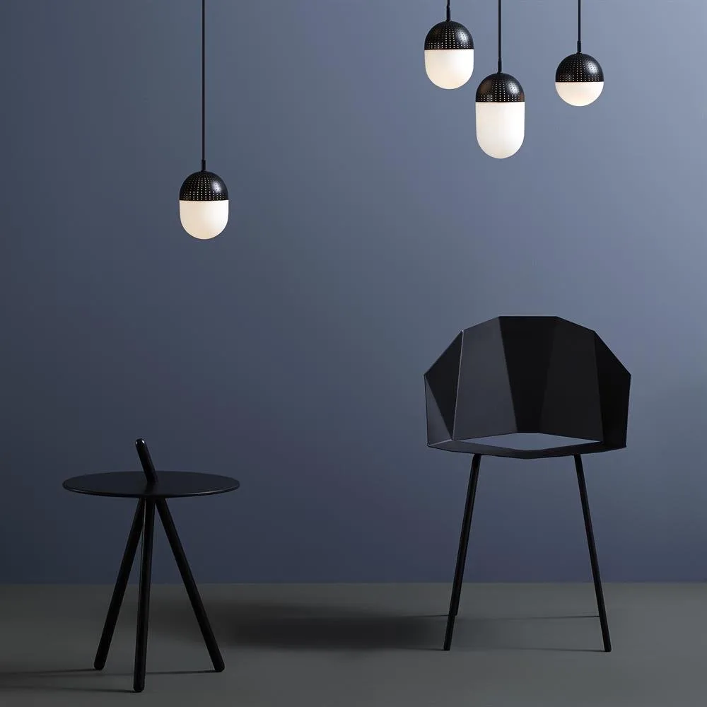 Come here テーブル, black-painted oak Woud | ウッド