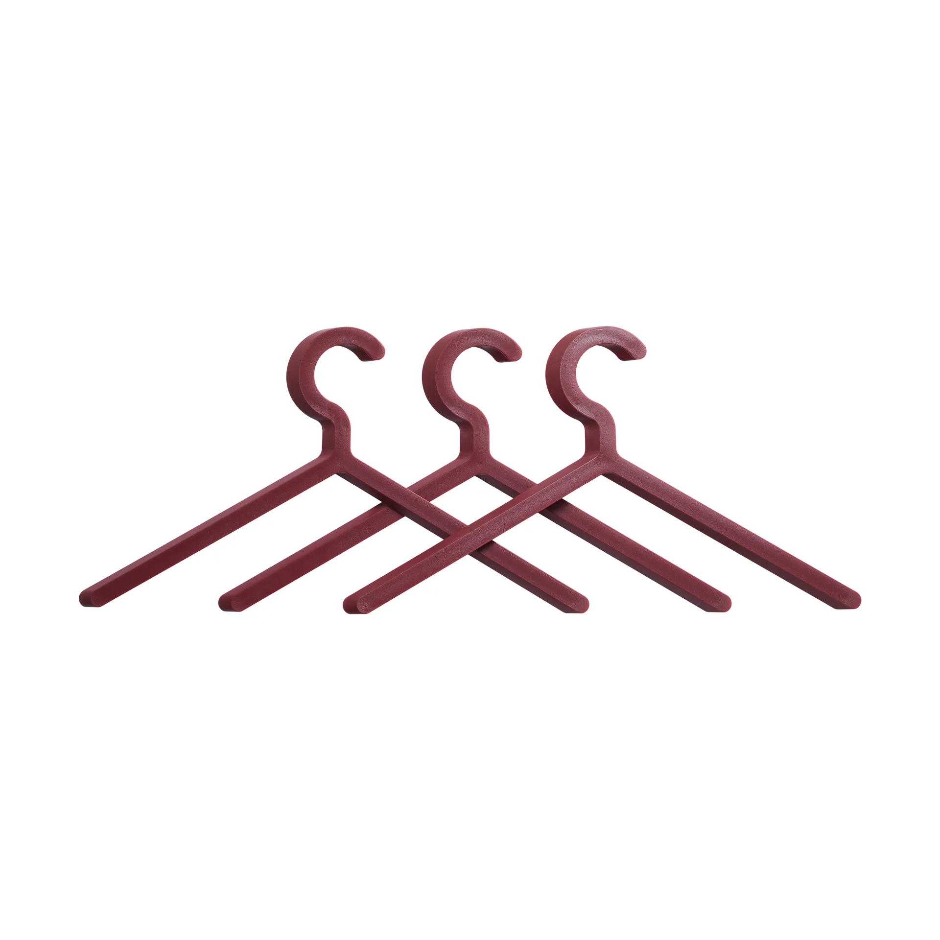 Illusion ハンガー, 3パック, Deep red Woud | ウッド