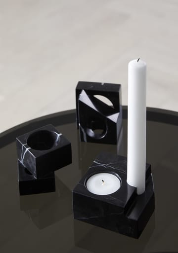 Jeu de dés 1 キャンドルホルダー marble - Black - Woud | ウッド
