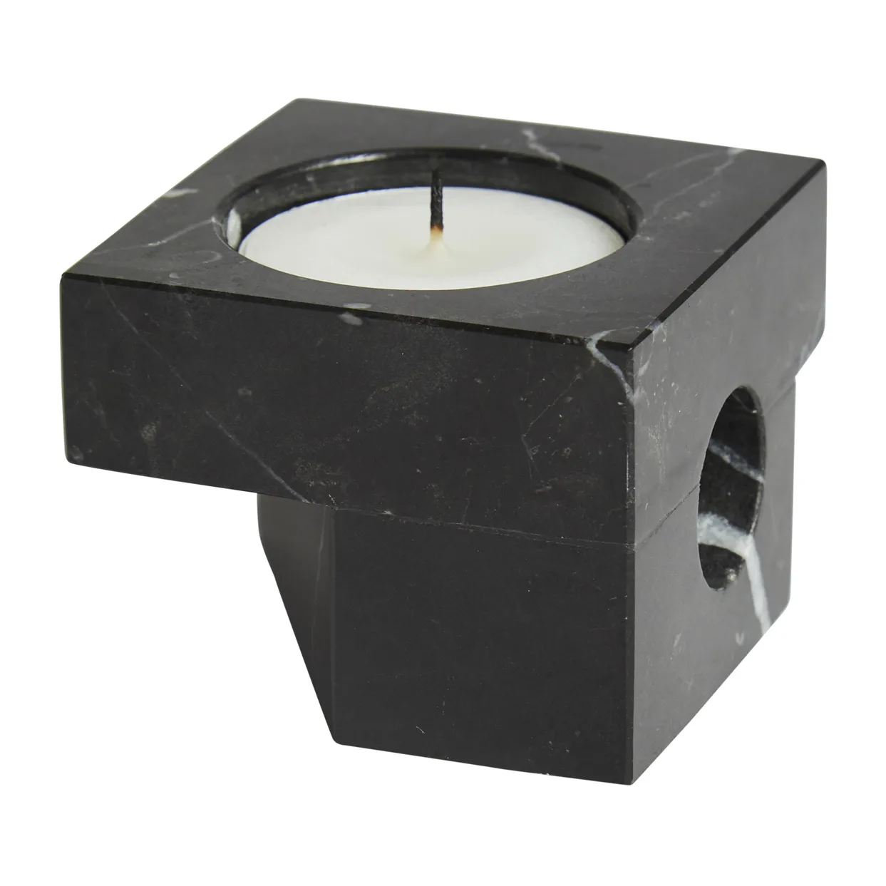 Jeu de dés 2 キャンドルホルダー marble, Black Woud | ウッド