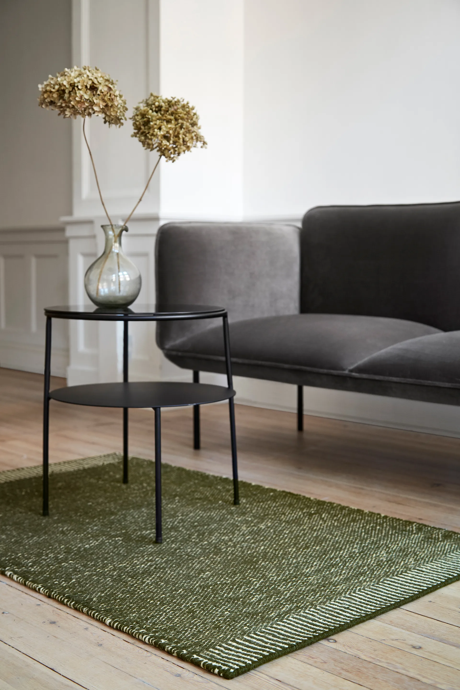 Rombo ラグ moss green, 90x140 cm Woud | ウッド