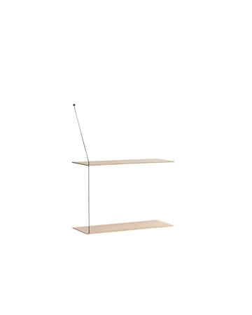Stedge 60 cm シェルフ - White pigmented oak - Woud | ウッド