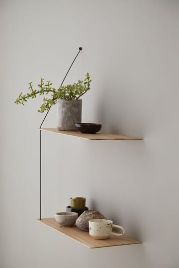 Stedge 60 cm シェルフ - White pigmented oak - Woud | ウッド