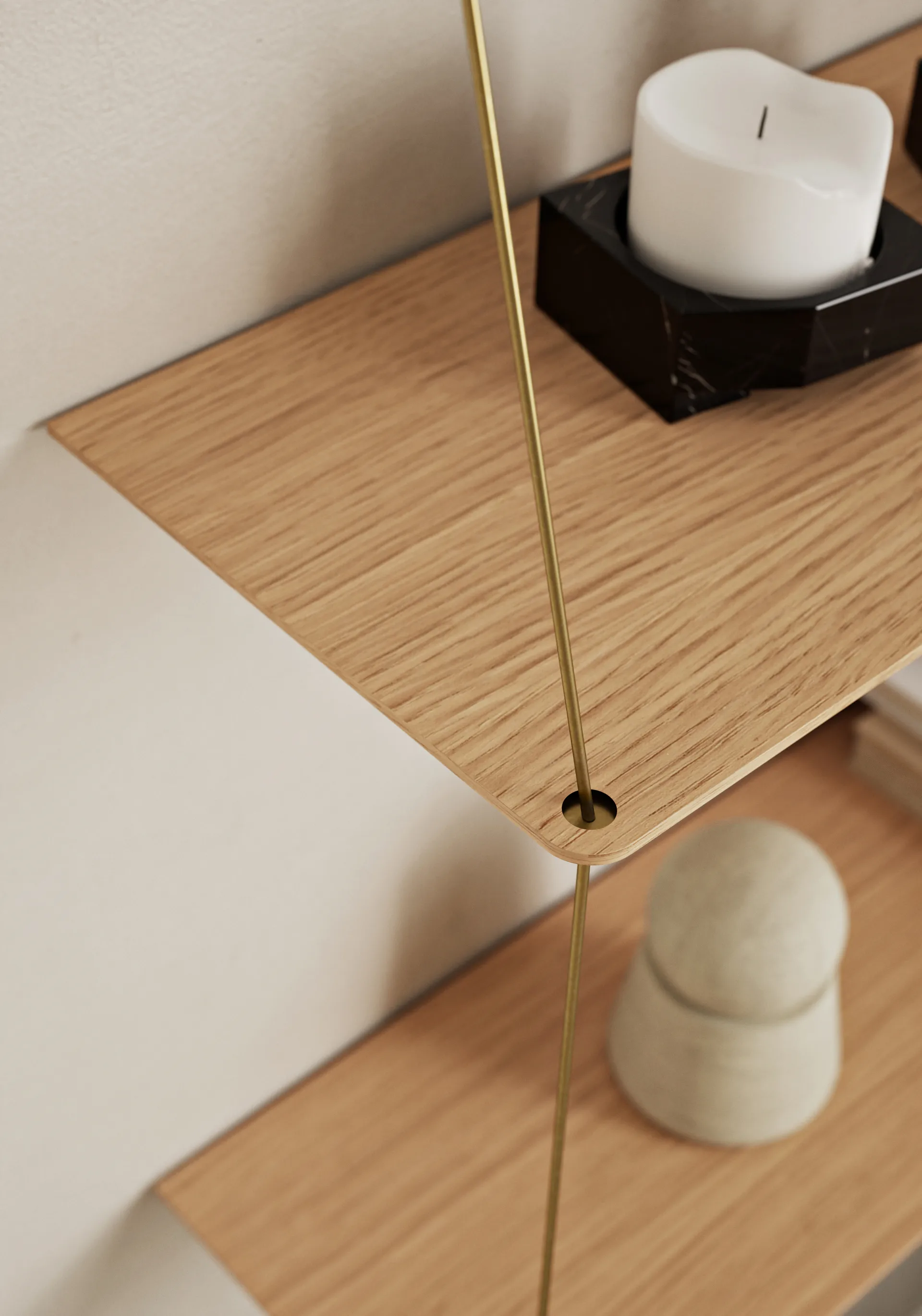 Stedge 追加シェルフ 80 cm, Oak Woud | ウッド