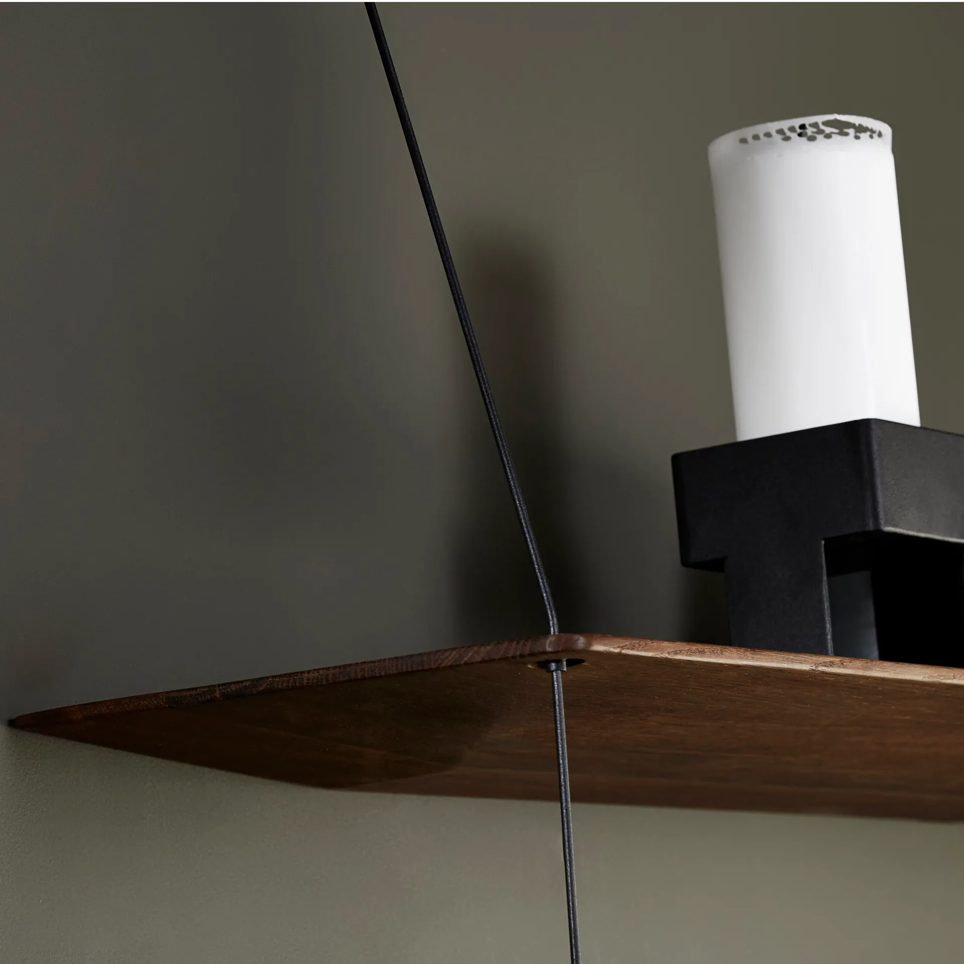 Stedge 80 cm シェルフ, Smoked oak Woud | ウッド