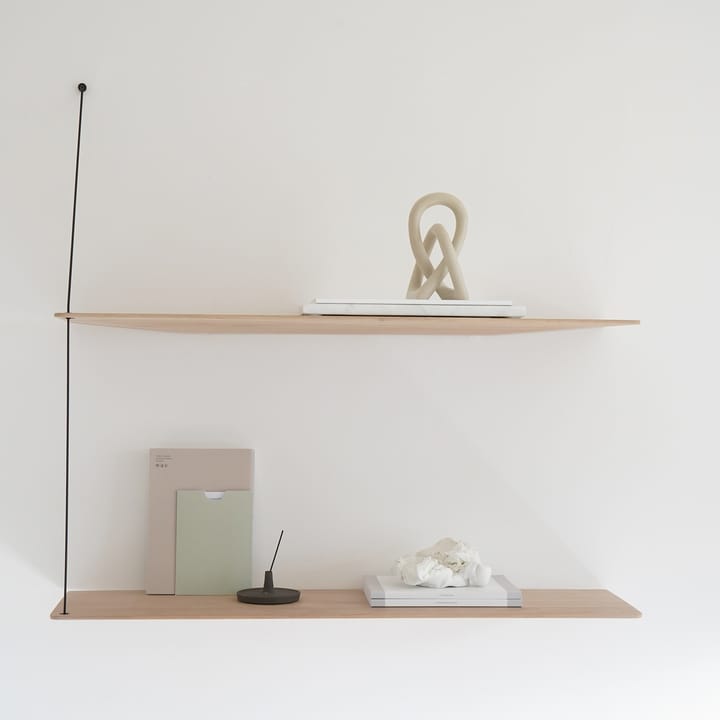 Stedge 80 cm シェルフ, white-pigmented oak Woud | ウッド