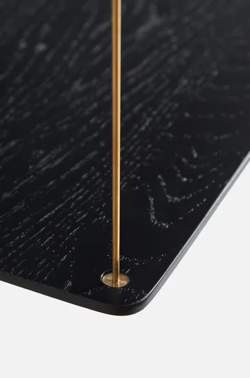 Stedge シェルフ - Black oak-brass, 60 cm, 3 shelves - Woud | ウッド