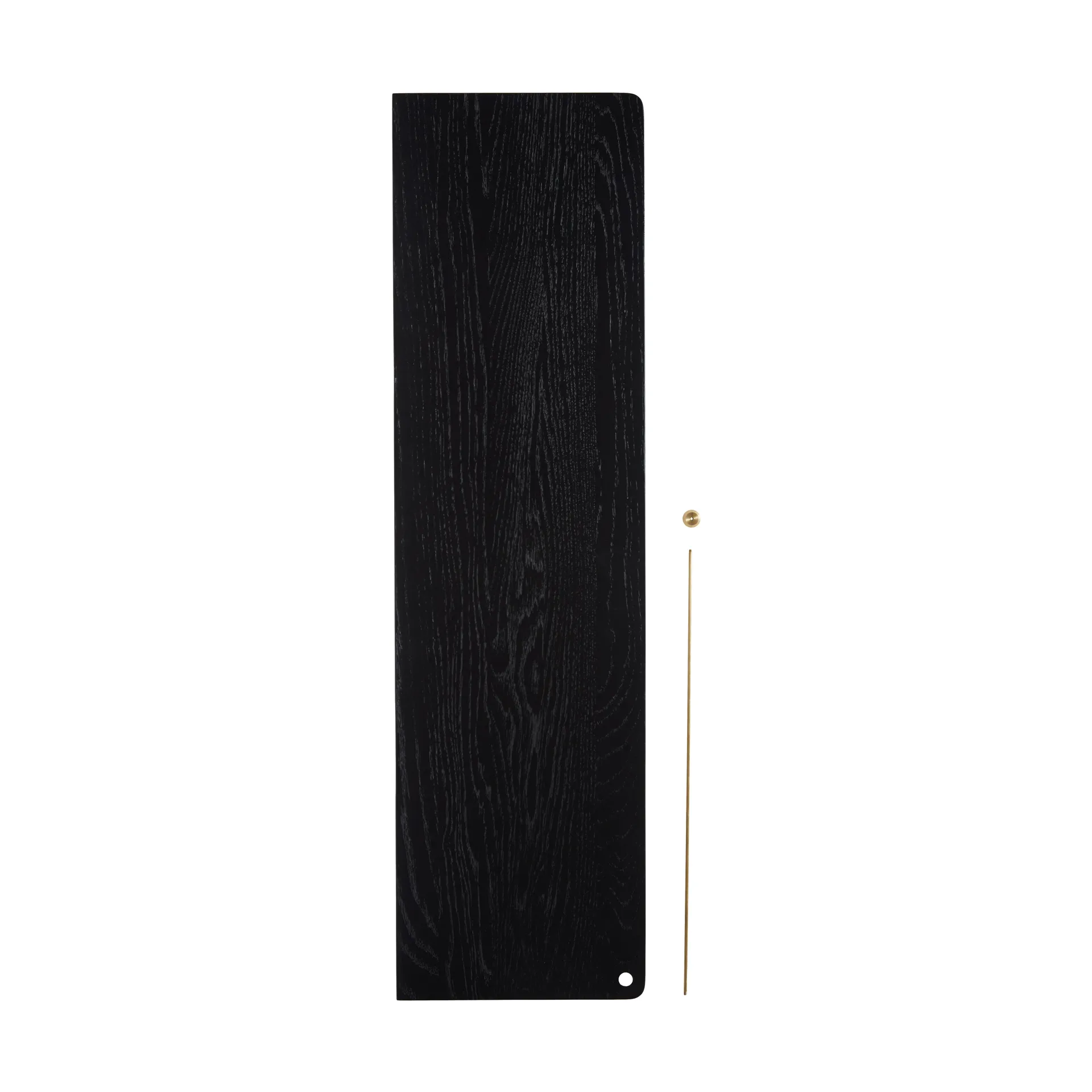 Stedge 追加シェルフ, black oak-brass Woud | ウッド