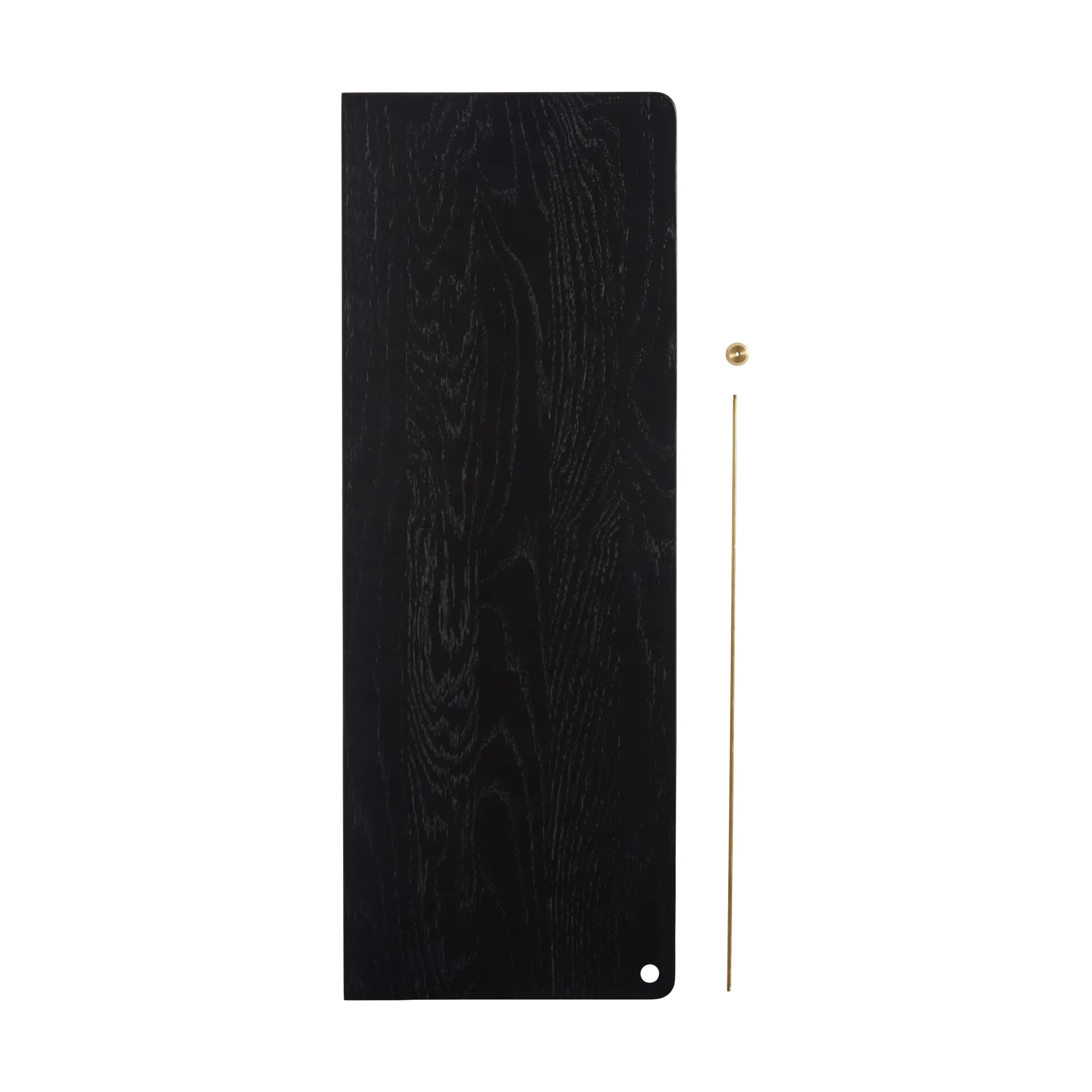 Stedge 追加シェルフ, black oak-brass Woud | ウッド