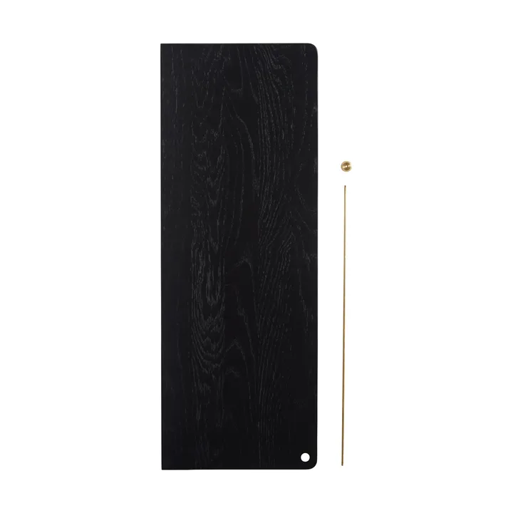 Stedge 追加シェルフ - black oak-brass - Woud | ウッド