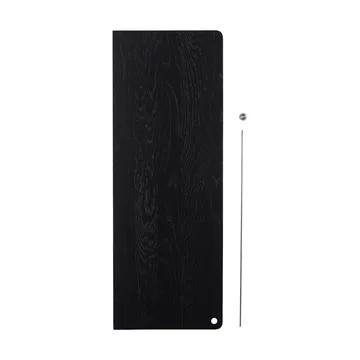 Stedge 追加シェルフ - Black oak-brushed steel - Woud | ウッド
