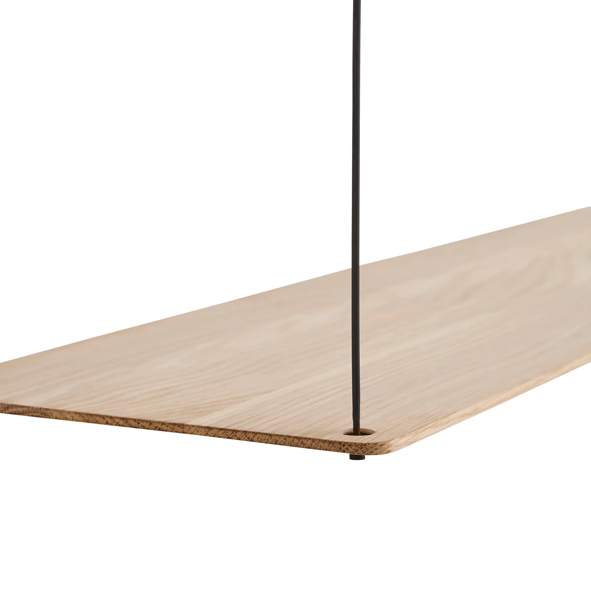 Stedge シェルフ, White-pigmented oak, 80 cm Woud | ウッド