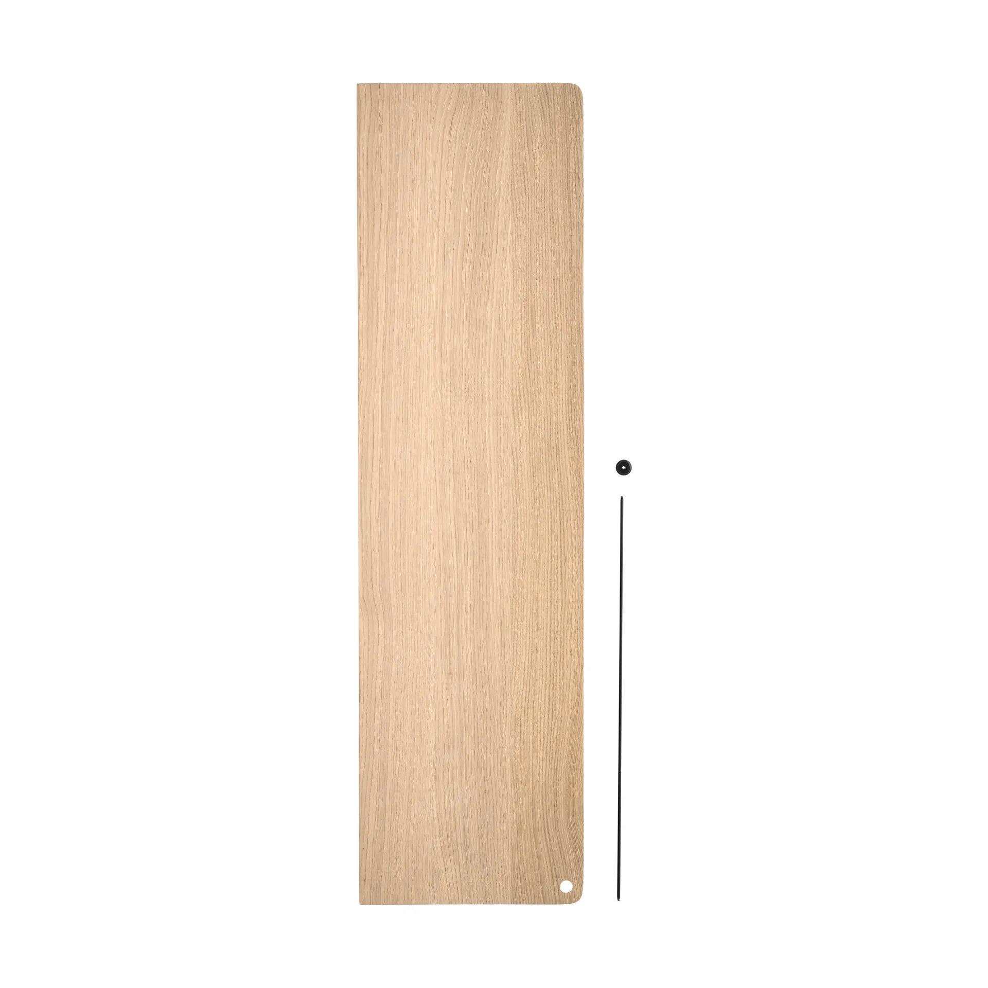 Stedge 追加シェルフ, White pigmented oak-black, 80 cm Woud | ウッド