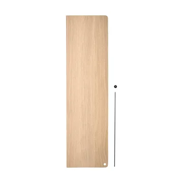 Stedge 追加シェルフ - White pigmented oak-black, 80 cm - Woud | ウッド