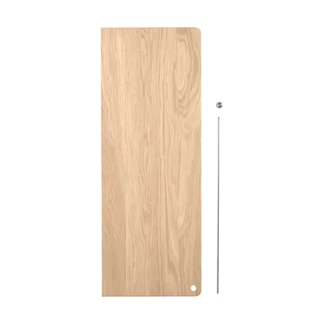 Stedge 追加シェルフ - White pigmented oak-brushed steel - Woud | ウッド
