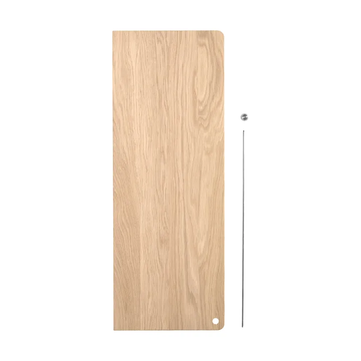 Stedge 追加シェルフ - White pigmented oak-brushed steel - Woud | ウッド