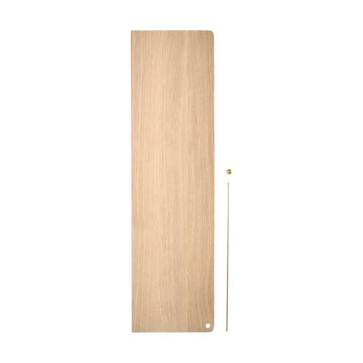 Stedge 追加シェルフ - White-stained oak-brass - Woud | ウッド