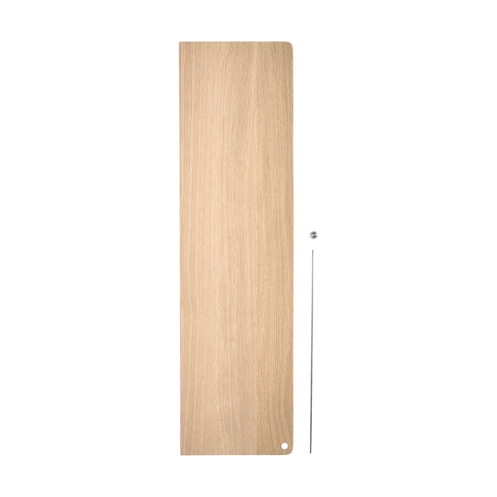 Stedge 追加シェルフ - White-stained oak-brushed steel - Woud | ウッド