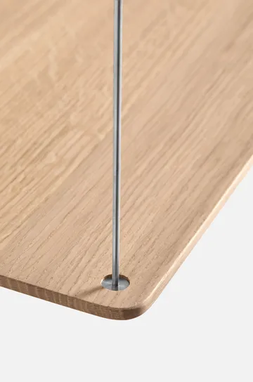 Stedge 追加シェルフ - White-stained oak-brushed steel - Woud | ウッド