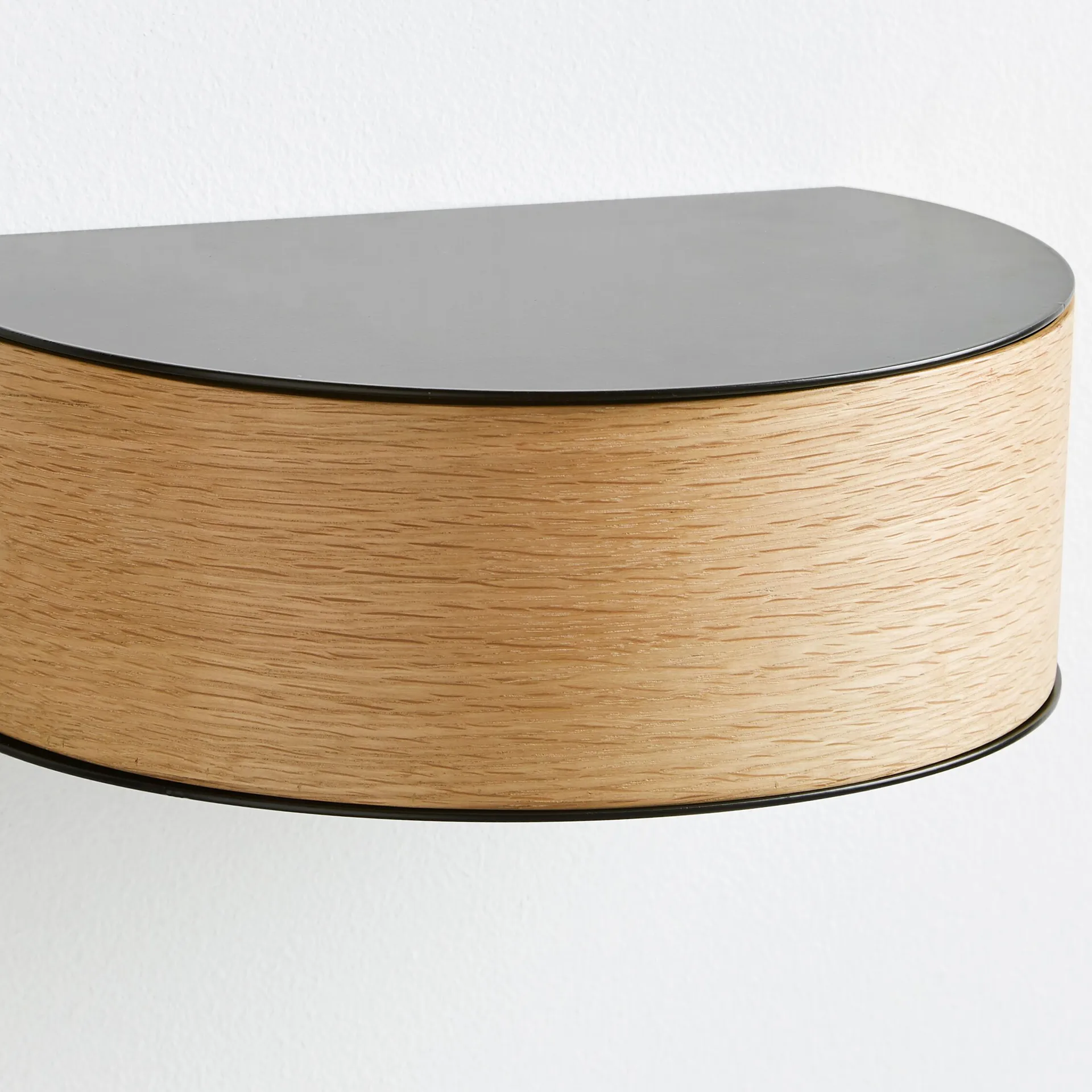 Wallie シェルフ, black. oak Woud | ウッド