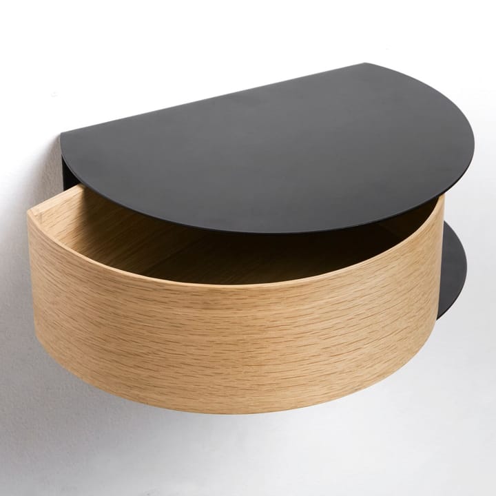 Wallie シェルフ, black. oak Woud | ウッド