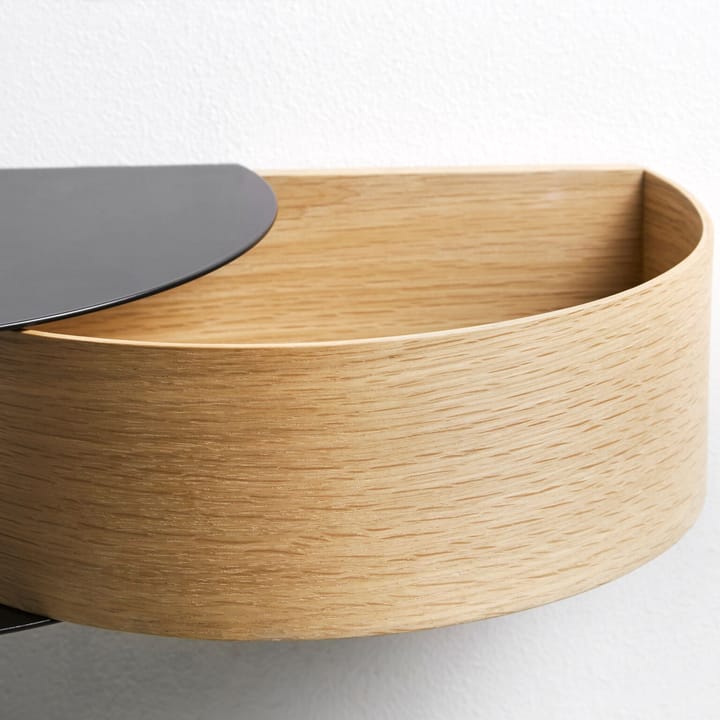 Wallie シェルフ, black. oak Woud | ウッド