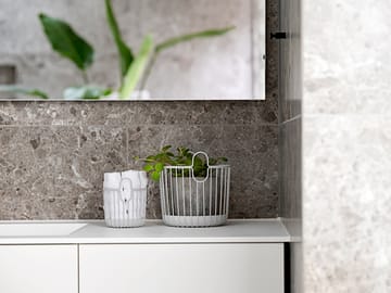 Inu バスケット 20x20 cm - Soft grey - Zone Denmark | ゾーン デンマーク