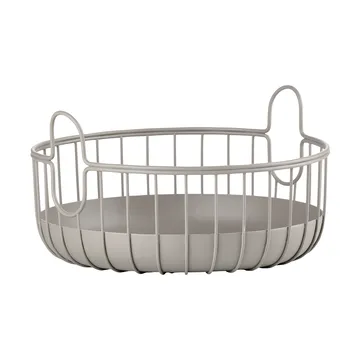 Inu バスケット Ø22x8 cm - Taupe - Zone Denmark | ゾーン デンマーク