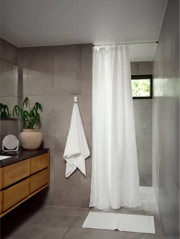 Lux シャワーカーテン - White, 180x220 cm - Zone Denmark | ゾーン デンマーク