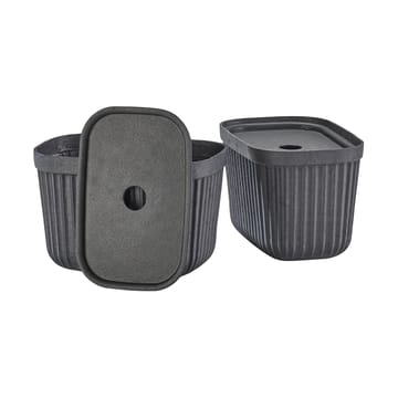 Pulp 収納ボックス 15x23 cm 2個セット - Black - Zone Denmark | ゾーン デンマーク
